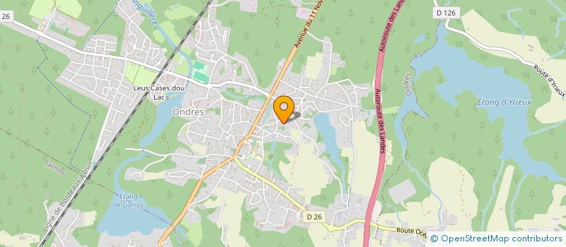 localisation de l'entreprise NATIM  ONDRES