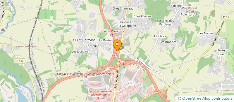 localisation de l'entreprise NATIMO à CHAMPNIERS