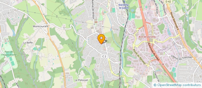 localisation de l'entreprise NATIMO7  DARDILLY