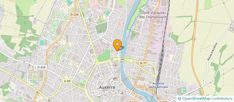 localisation de l'entreprise NATINEPACH à AUXERRE