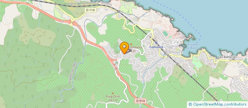 localisation de l'entreprise NATINET  COLLIOURE