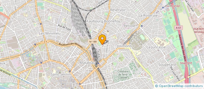 localisation de l'entreprise NATINVEST à TOULOUSE