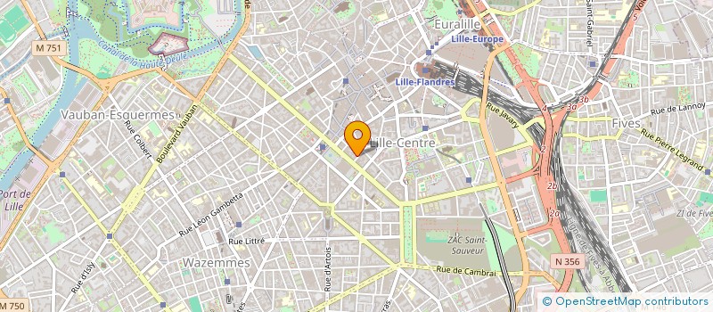 localisation de l'entreprise NATIO 119 à LILLE