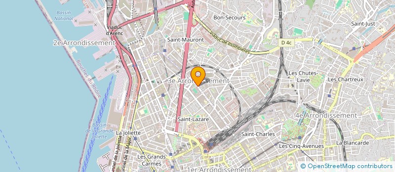 localisation de l'entreprise NATIO CITY  MARSEILLE