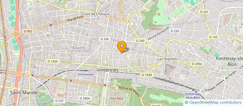 localisation de l'entreprise NATIOLOTO à VINCENNES
