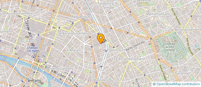 localisation de l'entreprise NATION COMPOSTELLE  PARIS