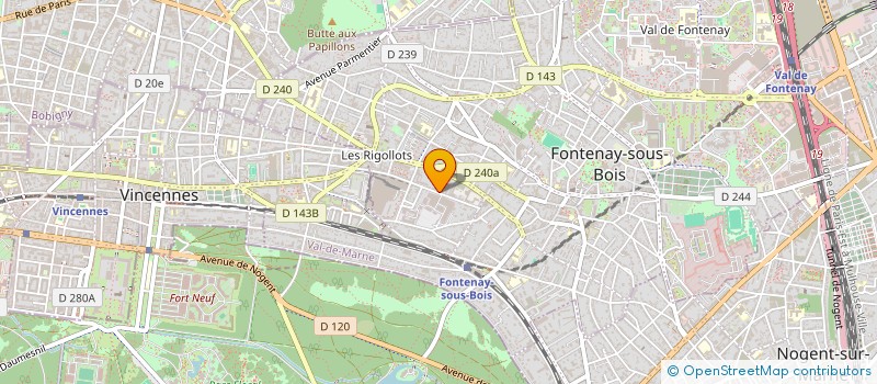 localisation de l'entreprise NATION MEUBLES à FONTENAY-SOUS-BOIS