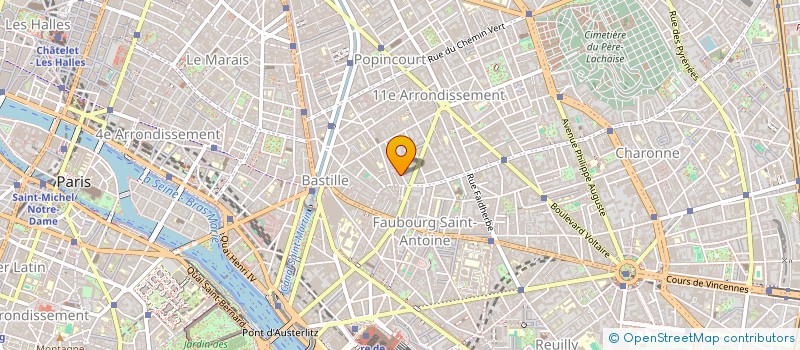localisation de l'entreprise NATION STAR à PARIS