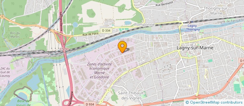 localisation de l'entreprise NATION TECH à LAGNY-SUR-MARNE
