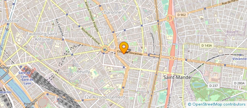 localisation de l'entreprise NATION VOYAGES à PARIS