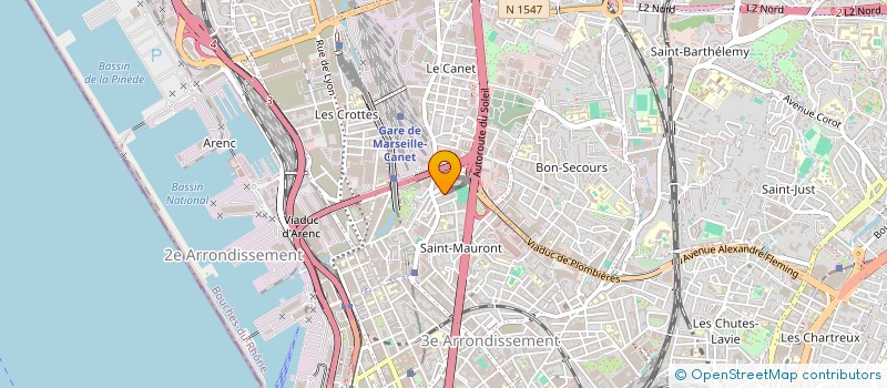 localisation de l'entreprise NATIONAL AUTO-PIECES à MARSEILLE