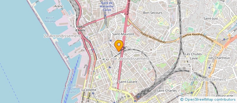 localisation de l'entreprise NATIONAL AUTOS DISTRIBUTION à MARSEILLE