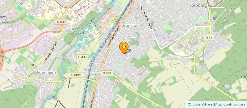 localisation de l'entreprise NATIONAL DIAGNOSTICS 68  BRUNSTATT-DIDENHEIM