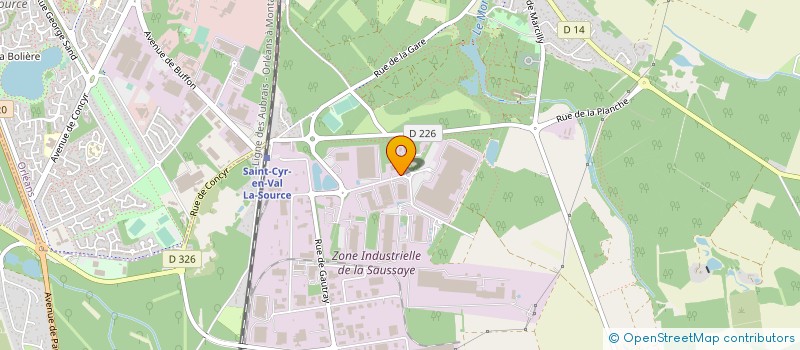 localisation de l'entreprise NATIONAL ELECTRONIQUE SERVICE à SAINT-CYR-EN-VAL
