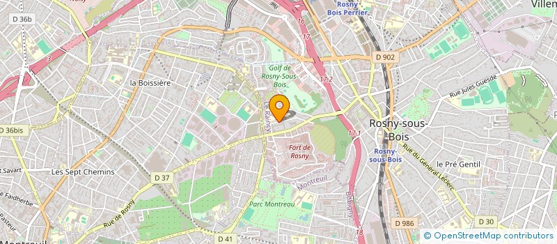 localisation de l'entreprise NATIONAL FOOT CAMPS à ROSNY-SOUS-BOIS