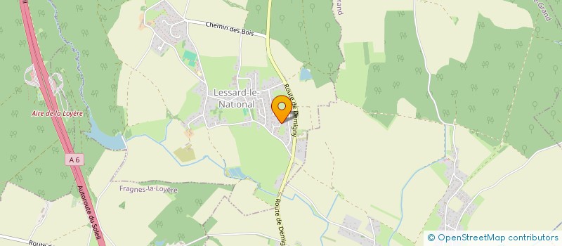 localisation de l'entreprise NATIONAL FOOTBALL CLUB  LESSARD-LE-NATIONAL