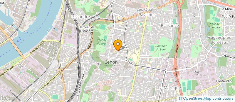localisation de l'entreprise NATIONAL GESTION COMMERCE ORGANISATION  CENON