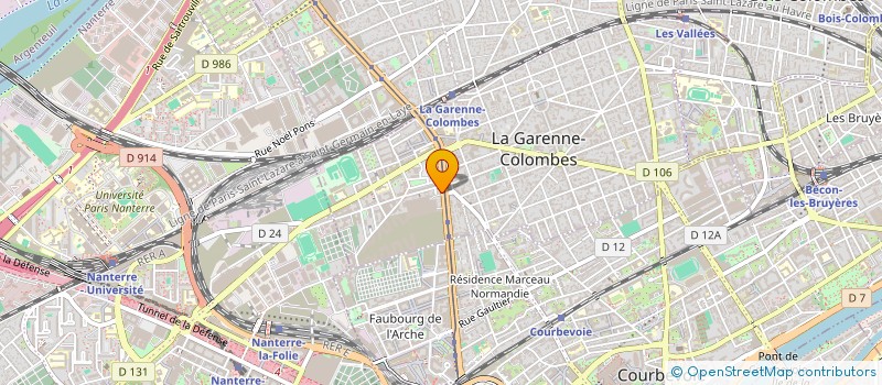 localisation de l'entreprise NATIONAL INFORMATIQUE à LA GARENNE-COLOMBES