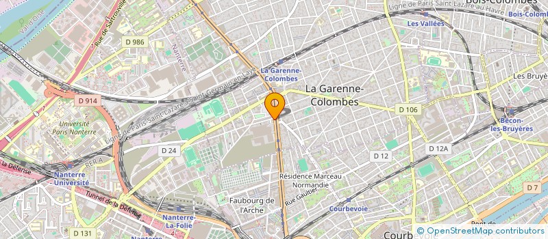 localisation de l'entreprise NATIONAL MOTOS à LA GARENNE-COLOMBES