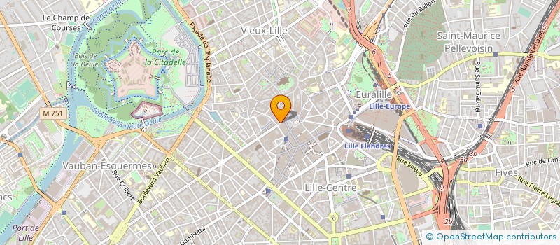 localisation de l'entreprise NATIONAL OPTIQUE à LILLE