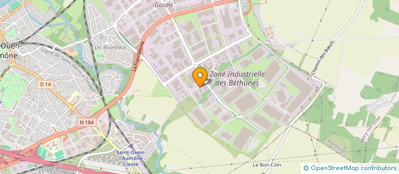 localisation de l'entreprise NATIONAL PEINTURES à SAINT-OUEN-L'AUMONE