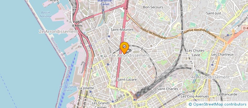 localisation de l'entreprise NATIONAL PNEU à MARSEILLE