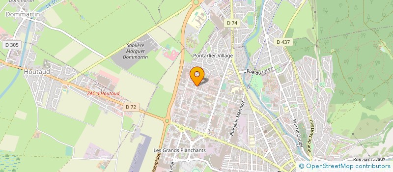 localisation de l'entreprise NATIONAL POWERPACKS EUROPE à PONTARLIER
