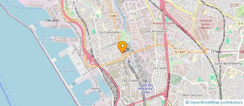 localisation de l'entreprise NATIONAL SERVICES à MARSEILLE