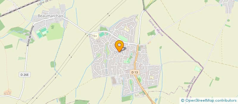 localisation de l'entreprise NATIONAL TRANS SERVICES  OTHIS