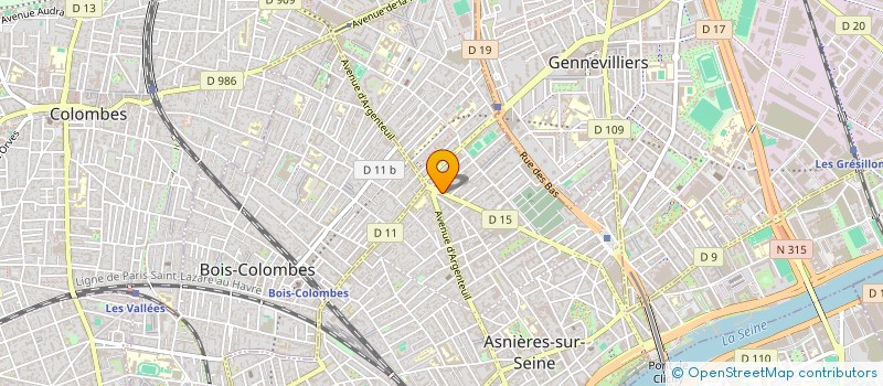 localisation de l'entreprise NATIONAL TRANSPORT COMMERCIAL  ASNIERES-SUR-SEINE