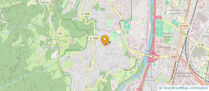 localisation de l'entreprise NATIONAL TRANSPORT LOGISTIQUE à SEYSSINS