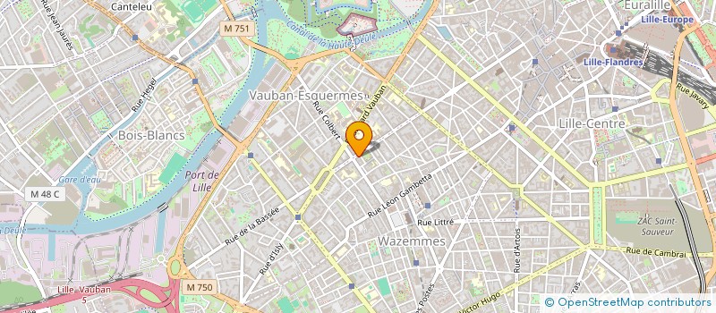 localisation de l'entreprise NATIONALE 255  LILLE