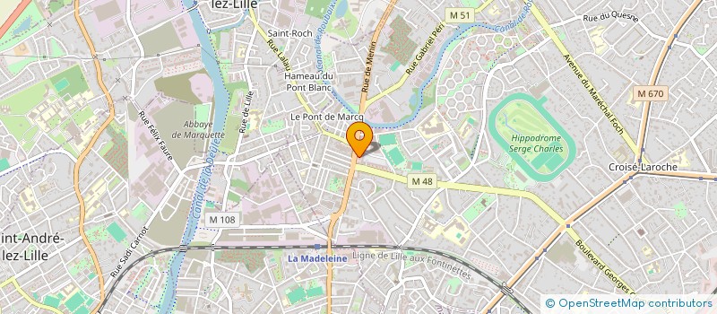 localisation de l'entreprise NATIONALE à MARCQ-EN-BARŒUL