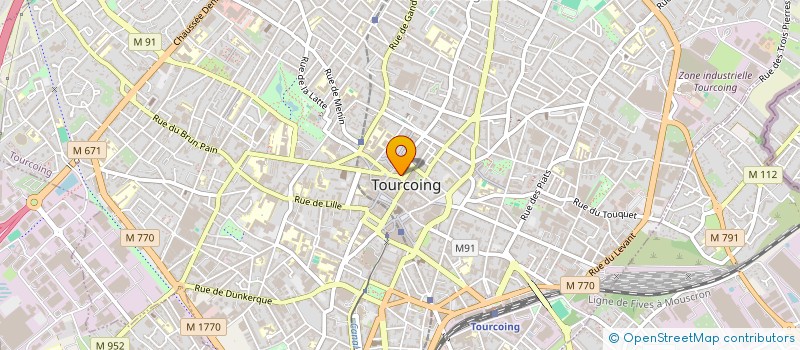 localisation de l'entreprise NATIONALE 6  TOURCOING