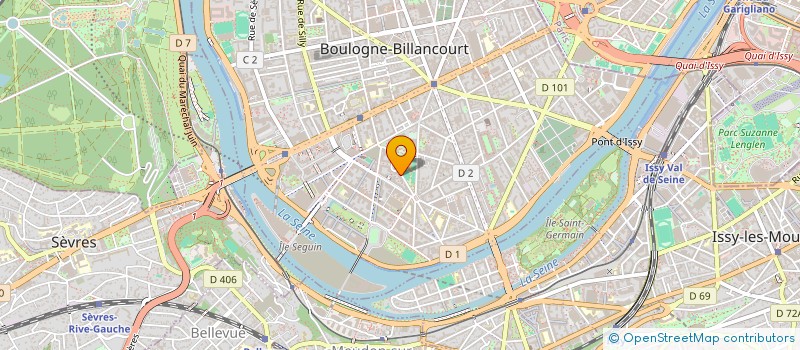 localisation de l'entreprise NATIONALE 67 à BOULOGNE-BILLANCOURT