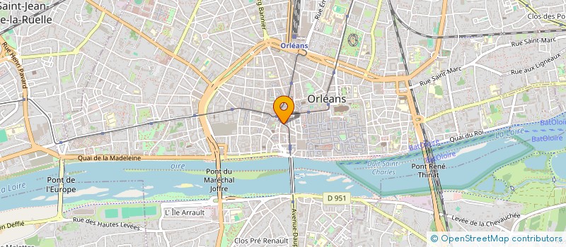 localisation de l'entreprise NATIONALE AUDITION à ORLEANS