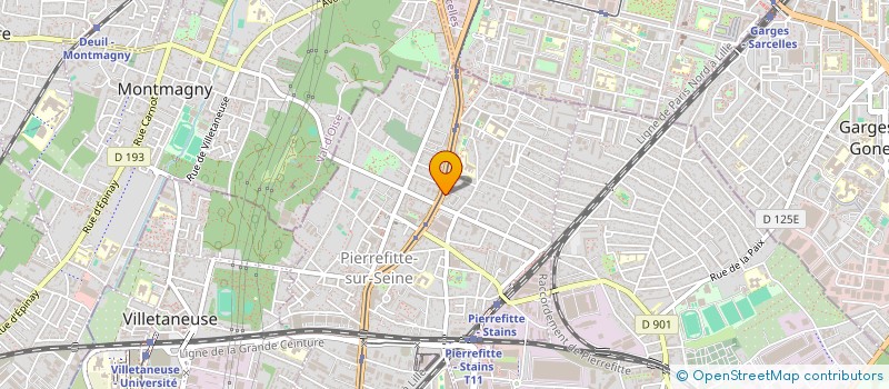 localisation de l'entreprise NATIONALE AUTO à PIERREFITTE-SUR-SEINE