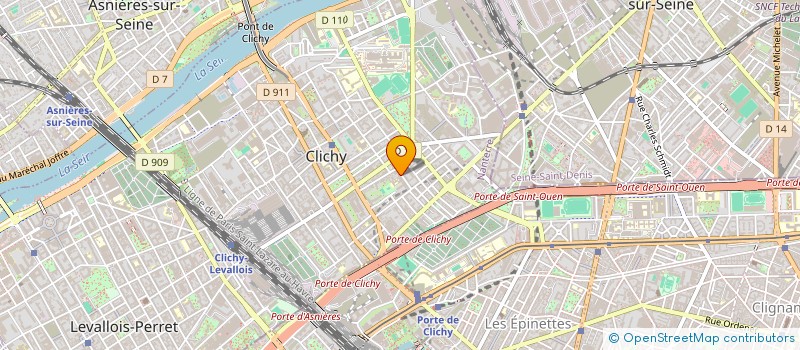 localisation de l'entreprise NATIONALE DE CHIMIE FINE à CLICHY