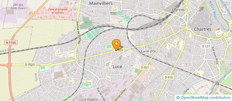 localisation de l'entreprise NATIONALE FLEURS à LUCE