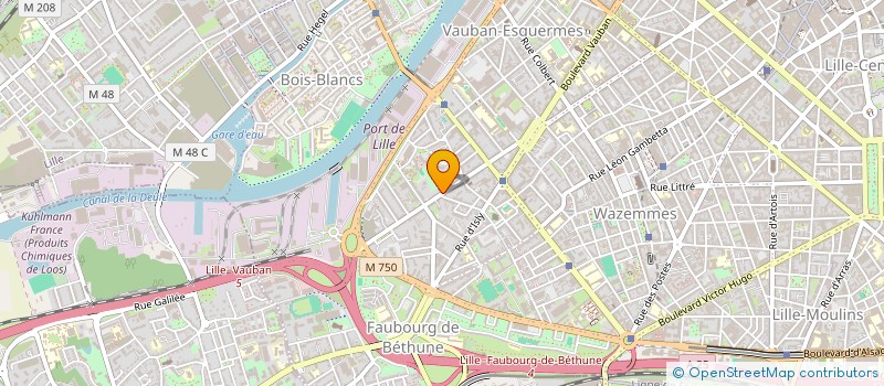 localisation de l'entreprise NATIONALE GAMBETTA à LILLE