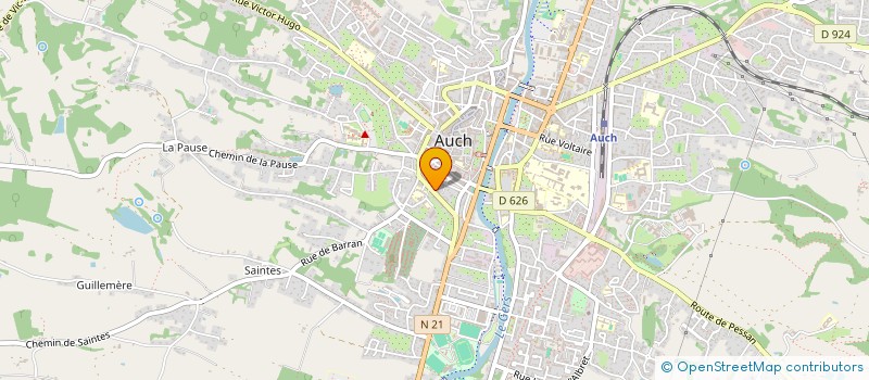 localisation de l'entreprise NATIONALNETWORK à AUCH