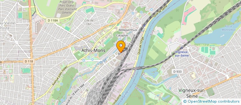 localisation de l'entreprise NATIONREDIBAIL à ATHIS-MONS