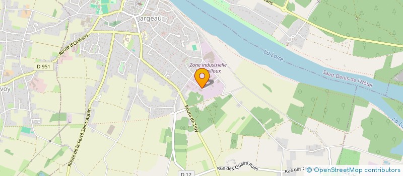 localisation de l'entreprise NATIS à JARGEAU