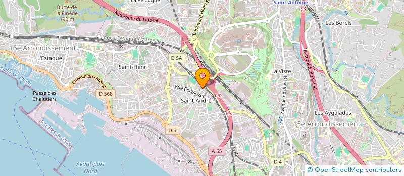 localisation de l'entreprise NATISA à MARSEILLE