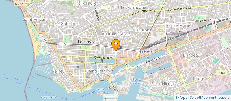 localisation de l'entreprise NATISEINE à LE HAVRE