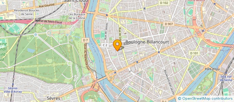 localisation de l'entreprise NATISSEA à BOULOGNE-BILLANCOURT