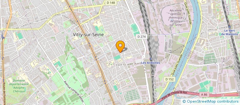 localisation de l'entreprise NATIVCOM à VITRY-SUR-SEINE