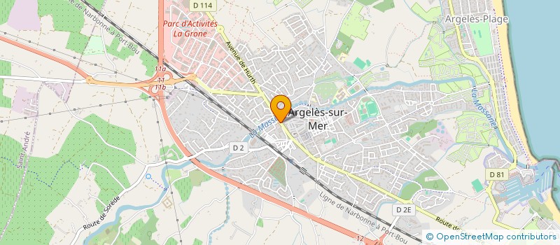 localisation de l'entreprise NATIVE DRINKS à ARGELES-SUR-MER