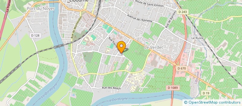 localisation de l'entreprise NATIVEL CONSTRUCT  LIBOURNE