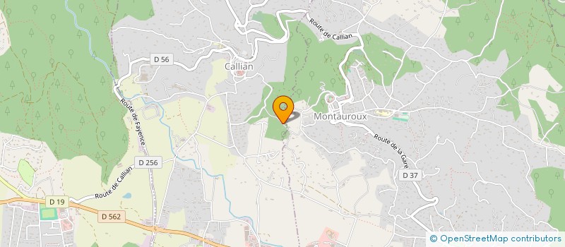 localisation de l'entreprise NATIVIS à MONTAUROUX